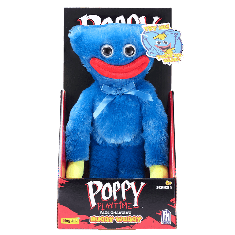 Poppy Playtime Plush 14 inch Face-Changing Huggy Wuggy (Series 1) 