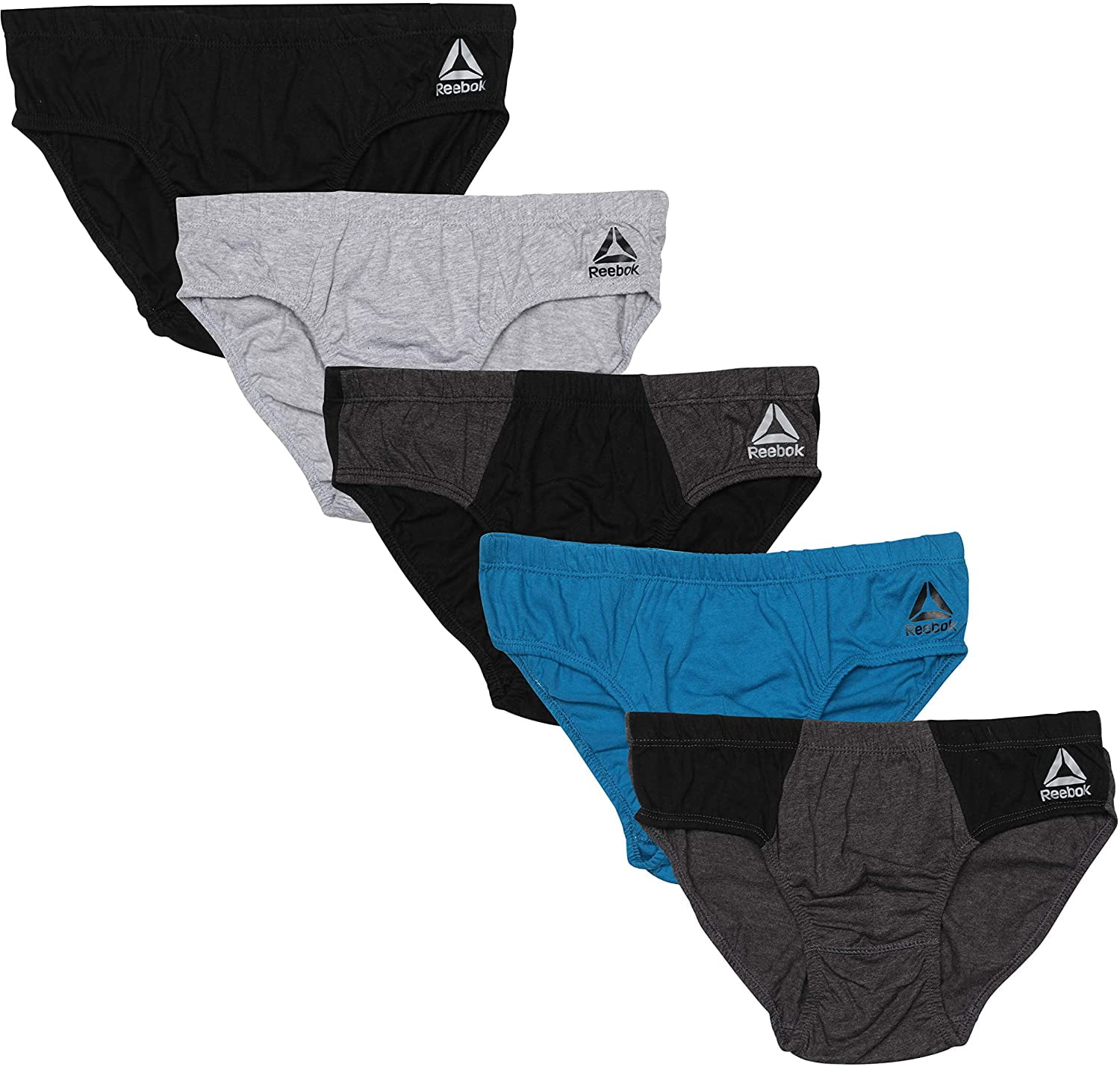 Reebok Men's Low Rise Underwear, Heather Grey/Black/Blue/Charcoal, Size Small Walmart Canada