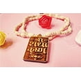 thumbnail image 3 of Kamada Creations Collier Pendentif Perle Shri radha Tulsi et Tulsi mala, 3 of 5