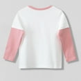 thumbnail image 5 of SERTG Unisex Kids Long Sleeve Tee Shirts Cute Basic Crewneck T-Shirts for Child/Child/Toddlers Long-Sleeve T-Shirts 2-10 Years(Pink#2,9 Years), 5 of 6