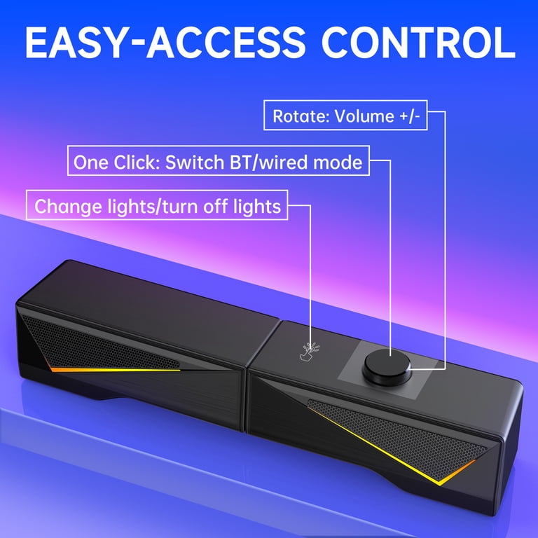 Ayedloe USB Computer Speakers with LED Lighting photo 4