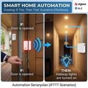 Toyanc Multi-Mode Smart Gateway, Wireless Zigbee 3.0 and Bluetooth Mesh Hub for Internet Home Automation, Compatible with Alexa and Google