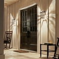 thumbnail image 6 of Kichler Beacon Square 12" 1 Light Olde Bronze Outdoor Wall Sconce with Clear Hammered Glass, 6 of 7