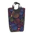 thumbnail image 2 of Bingfone Colorful Shells Laundry Hamper,Large Canvas Fabric Lightweight Storage Basket Toy Organizer Dirty Clothes Collapsible, 2 of 6
