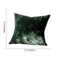 thumbnail image 3 of JGJJUGN Crystal Velvet Throw Pillow Cover, Soft Decorative Cushion Case, Luxurious 18x18 Pillow Cover for Sofa, Couch, Bed, Living Room - Black, Dark Blue, Red, Coffee, Green Options, 3 of 6