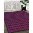thumbnail image 3 of Ahgly Company Machine Washable Indoor Round Transitional Medium Violet Red Pink Area Rugs, 8' Round, 3 of 7