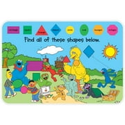 Sesame Street Find All of These Shapes Below Placemat