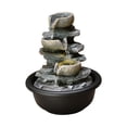thumbnail image 2 of Mini fuente de mesa de cascada con luz perfecl, 2 of 8