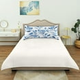 thumbnail image 4 of Satin Pillowcase Soft and Smooth Pillow Case for Hair and Skin Blue Watercolor Floral Leaves, 4 of 7