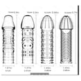 thumbnail image 3 of 1pc Penis Sleeves Extender, Penis Extension Sleeves, Penis Sleeve Enlarger, Cock Sleeve, Cock Enlarger Sleeve, Penis Toy Delay Ejaculation, Silicone Penis Sleeves Reusable Cock Enlarger Penis Extender, 3 of 4
