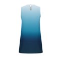 thumbnail image 5 of ClodeEU Women's Summer Pleated Round Neck Cute Swing Sleeveless Dress, Floral Print Tank Loose Sundress with Pocket Blue 01,Womens Plus M, 5 of 6