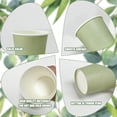 thumbnail image 3 of 100 tazas de papel vegetal desechables para café, bebidas, té, decoración de fiesta, 3 of 4