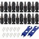 thumbnail image 1 of 10 Pairs MC4 Connectors Male/Female for Solar Panel Systems, Waterproof - Black, Compatible with Photovoltaic Cables, 1 of 5