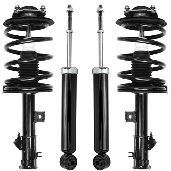 Detroit Axle - Struts Shocks for 2003-2007 Nissan Murano Complete 2 Front Struts w/Coil Spring 2 Rear Shock Absorbers 2004 2005 2006 Replacement Quick Install Ready Struts Assembly