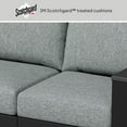 thumbnail image 3 of Better Homes & Gardens Ezra Outdoor HDPE Sofa, Black with Bellamy Gray Cushions, 3 of 9