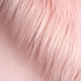 thumbnail image 4 of Phantoscope Deluxe Soft Faux Sheepskin Fur Series Decorative Indoor Area Rug 3 x 3 Feet Round, Pink, 1 Pack, 4 of 4