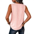 thumbnail image 4 of BUIGTTKLOP Tank Tops for Women Striped Sleeveless Shirts Round Neck Loose Fitted Going out Tops, 4 of 5