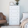 thumbnail image 6 of Home Square 4-Piece Set with 2 Dressers and 2 Nightstands in White, 6 of 16
