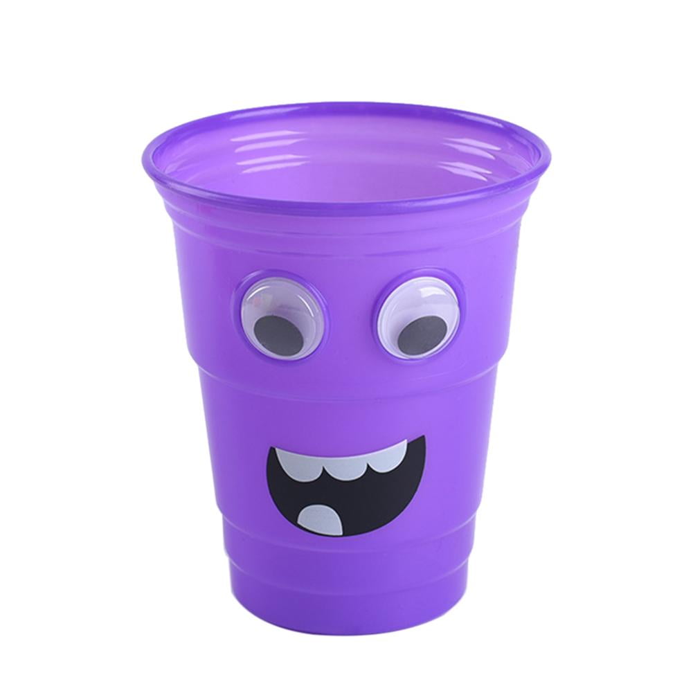 Siyoer Plastic Fruit Juice Cup Water Drinking Cup Halloween DIY Party Prop (Purple Walmart Canada