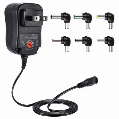 adapter power walmart 9 volt Universal with Power Dteck Plugs Adapter 12W Adapter 6 Selectable Supply AC/DC Charger Switching