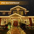 thumbnail image 3 of Pack Solar String Lights Outdoor 22m 200 LED Solar String Lights 8 Modes Waterproof Copper Cable Decorative String Lights, 3 of 4