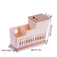 thumbnail image 4 of Multi-functional Plastic Chopsticks Holder Kitchen Draining Hollow Drying Rack Fork Spoon Utensil Organizer, 4 of 7