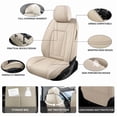 thumbnail image 3 of Car Seat Covers Full Set Custom Fit for Honda Accord 2000-2026, Premium Faux Leather Waterproof Breathable Anti‑Slip Seat Protectors, Beige, 3 of 8