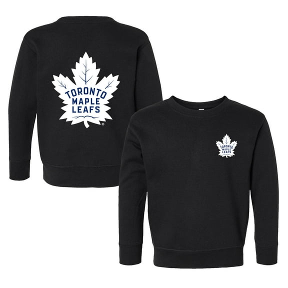 Toddler Chad & Jake Black Toronto Maple Leafs Pullover Sweatshirt