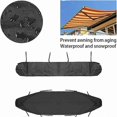 thumbnail image 4 of Sac de Protection pour Auvent, 5m Housse Anti-Poussière pour Auvent de Patio Gris Housse de Rangement pour Auvent de Patio, Protection Imperméable en Hiver Noir, 4 of 5