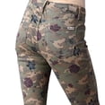 thumbnail image 4 of Seven7 Women's High Rise Slim Straight in Floral Camo, Lichen Green (6), 4 of 4