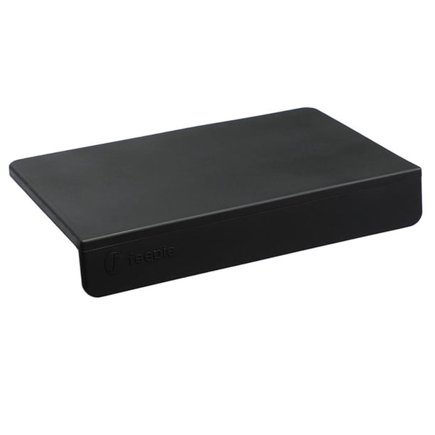 Tapete de silicona de grado alimenticio para café, tapete plano para espresso, almohadilla antideslizante para esquinas negro
