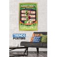 thumbnail image 2 of Minecraft - Creeper Anatomy Wall Poster, 22.375" x 34", Framed, 2 of 3