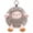 Gray, variant on Gray Sheep Stuffed Animal with Soft Plush and Metal Ring,Cute Lamb Design,for Bag Decoration,Stuffed Animal Keychain Toy