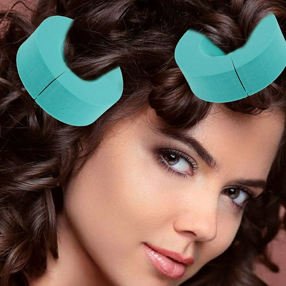 FRCOLOR 6 Pcs Heatless Curlers Short Hair Curling