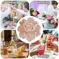 thumbnail image 4 of Elegant Round Floral Placemats 15x15 Inches Set of 4, Glossy Finish Easy Clean Table Mats for Daily Use, 4 of 8