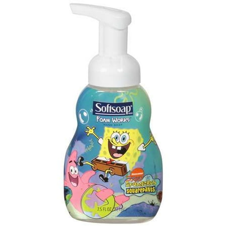 Softsoap Foamworks 7.5fo Sponge Bob