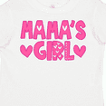 thumbnail image 4 of Inktastic Mama's Girl Pink with Hearts Girls Toddler T-Shirt, 4 of 5