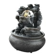 thumbnail image 3 of simhoa Cascade Intérieure Illuminée Maison Terrasse Pendaison de Crémaillère Bureau Table g, 3 of 8