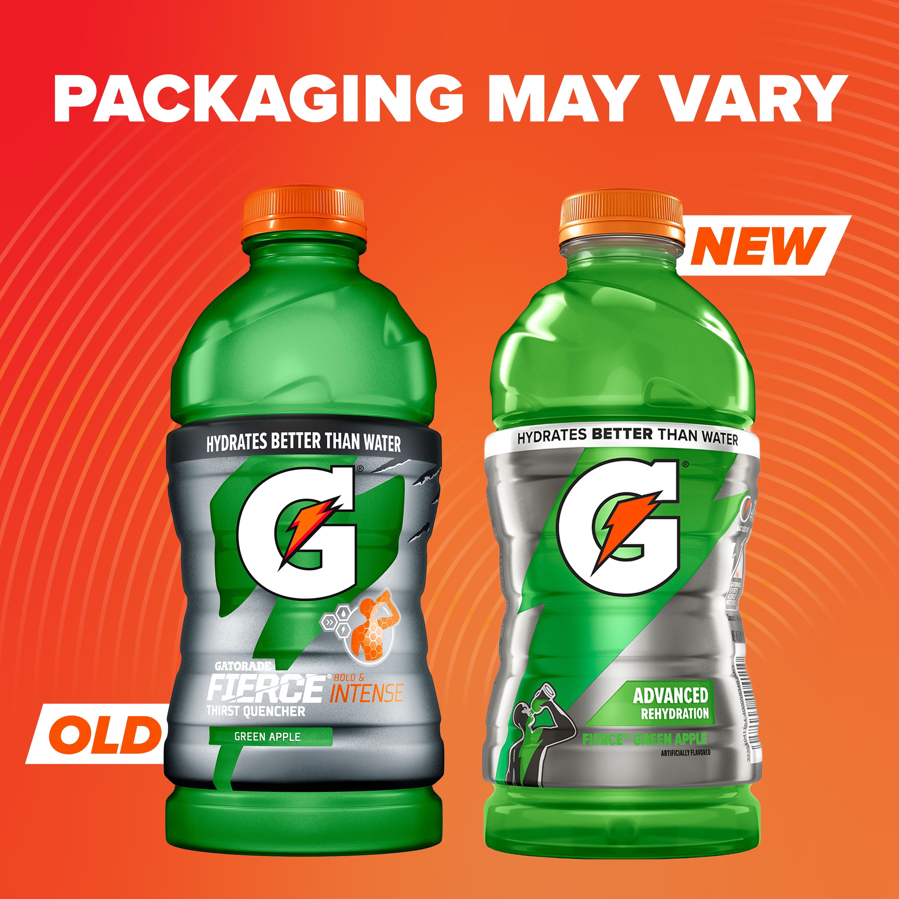 Gatorade Thirst Quencher Fierce Green Apple Bottled Sports Drink, 28 fl oz, 1 Count Bottle