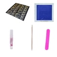 thumbnail image 4 of Qarigey Woman Fake Full Cover Toe Nail Polishing Spa Artificial Kit DIY Tool Toenail Removable Foot Decoration Art Glue File Set Type2 NO2, 4 of 6