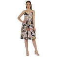 thumbnail image 2 of Moomaya Printed Adjustable Spaghetti Strap Dress For Women Summer Midi Dress with Pockets, 2 of 7