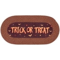 thumbnail image 2 of Safavieh Braided Posters Trick or Treat Runner Rug, Brown/Rust, 1'8" x 4' Oval, 2 of 7