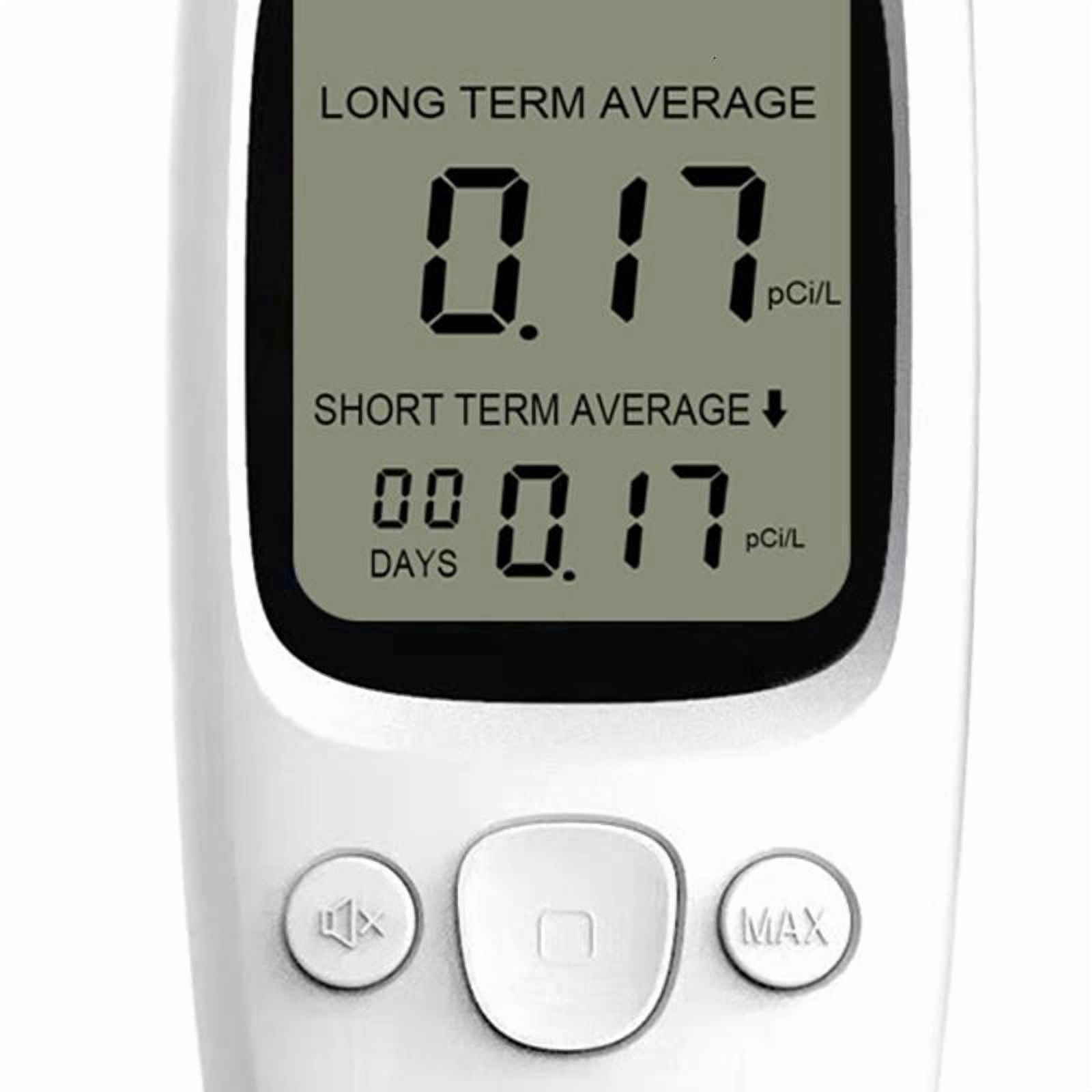 CEORPER Radon Meter 0-270pCi/L With Alert Function And Easy To Read Screen for Home