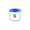 B, variant on A Airtight Food Storage Container Cute Bear Print Clear Round Canister With Blue Cover For Spice Nut Pasta Kitchen Organizer
