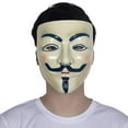 thumbnail image 1 of Halloween Masks V for Vendetta Mask, Hacker Masks Anonymous Mask for Halloween Costume, 1 of 6