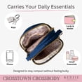 thumbnail image 5 of Kedzie Crosstown Multi-Pocket Crossbody Bag, Navy (Women's), 5 of 7