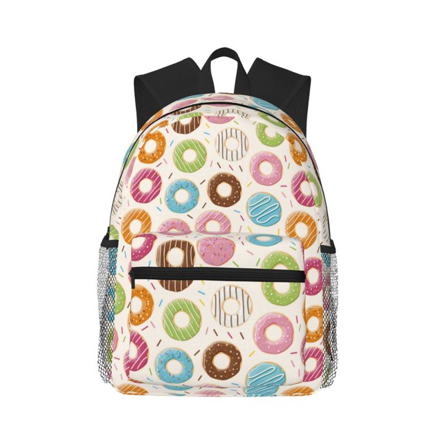 Balery Colorful Donuts Mochila para Mujeres y Hombres, Mochila Ligera Casual para Viajes, Mochila Clásica Básica para la Universidad