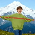 thumbnail image 5 of I Love You This Much Boys Sweatshirt Long Sleeve Fashion Casual Oversized Crewneck Pullover Tops Size 2-3 Years Girls Clothes, 5 of 5