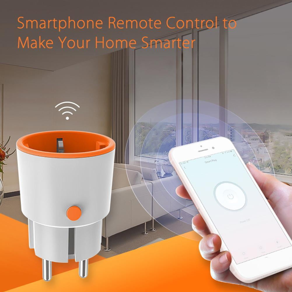 For Tuya ZigBee 3.0Smart Power Plug 16A Wireless Voice Remote Socke Control C8I1