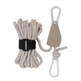 thumbnail image 3 of koolsoo Ratchet Hanger Rope Hanger Tent Guide Rope Tensioner Reinforced Gear Secure Brown, 3 of 9